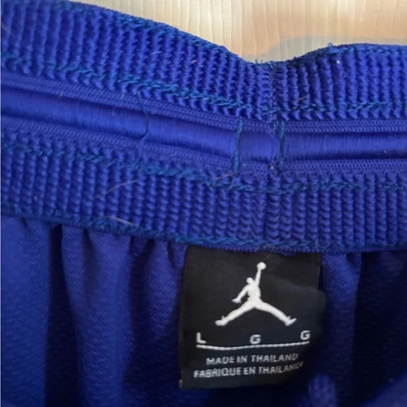 Blue and Black Jordan Athletic Shorts - Picture 3 of 3